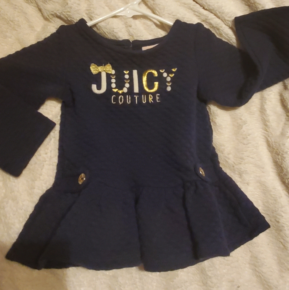 Juicy Couture navy blue set 24 months